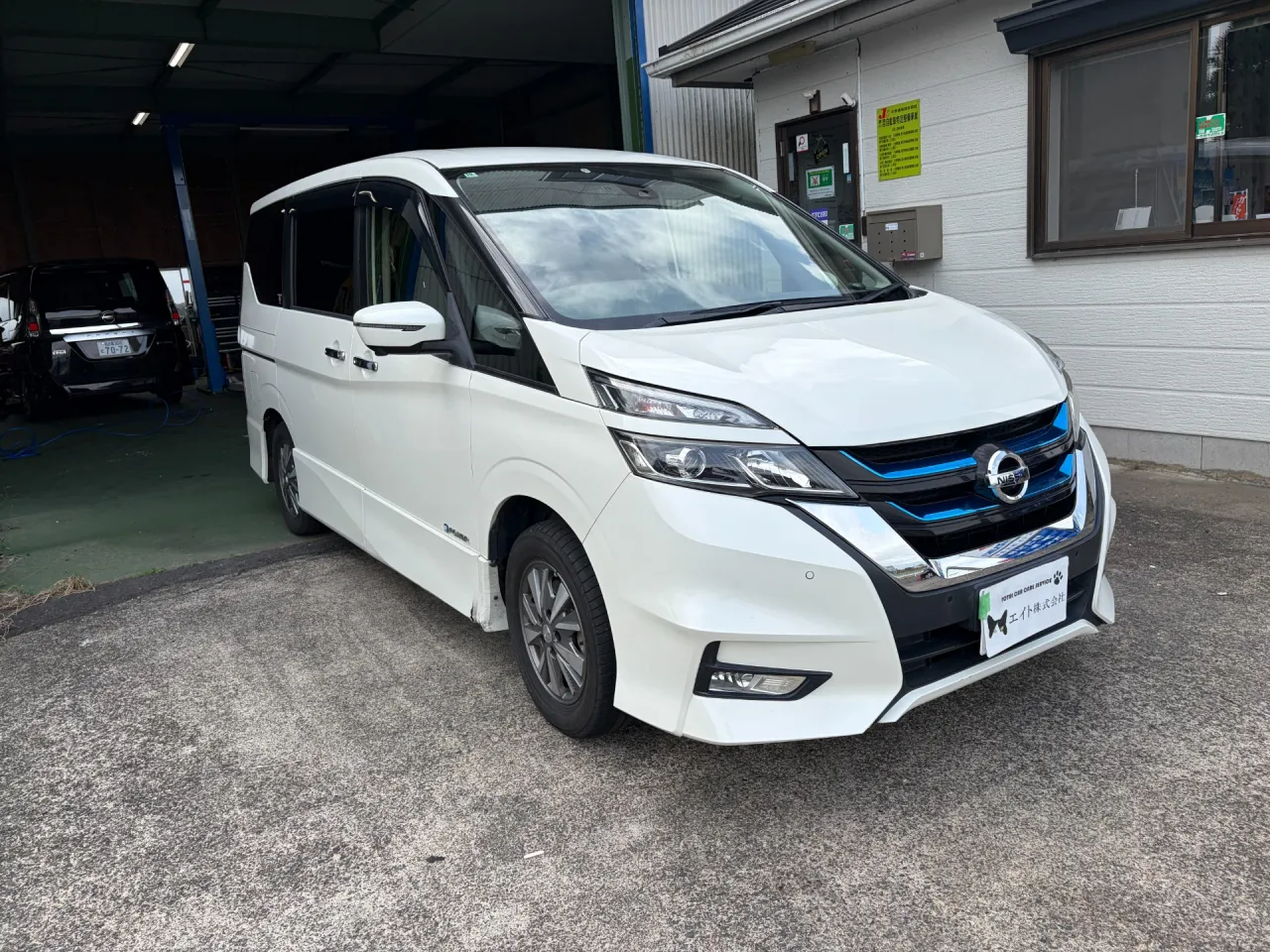 点検で作業後　洗車サービスでやっています